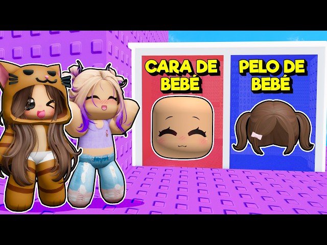 JUGAMOS la TORRE TROLL de QUE PREFIERES VERSIÓN BEBÉS en Roblox con Mandarina