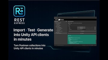 REST Express ⚡️ Generate Unity API Clients from Postman in 1 Click!