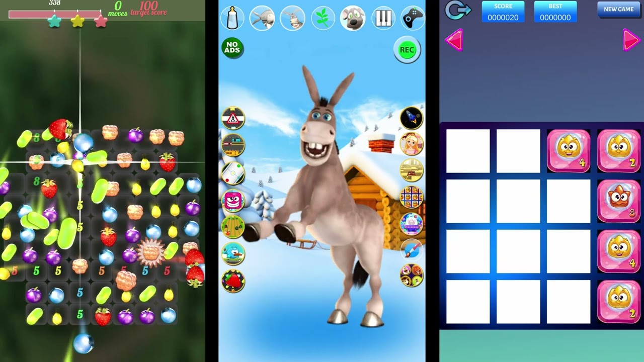 Talking Donald Donkey Game 👍 Talking Animal Game 👍 Virtual Pet Game