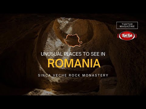 Unusual places to see in Romania: the rock monastery of Sinca Veche
