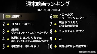 二宮和也『浅田家！』が初登場1位に！ 2020.10.03-10.04