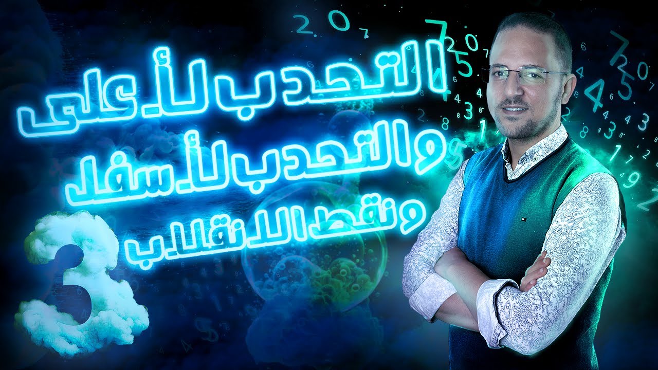 حل اختر معاصر تفاضل التحدب لاعلي ولاسفل و نقاط الانقلاب | الصف الثالث الثانوي | 2024