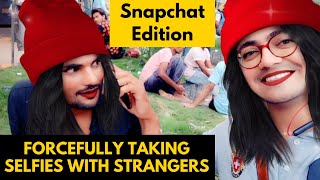 RANDOMLY TAKING SELFIES WITH FUNNY FILTERS🤣| ULTIMATE REACTIONS! | BECAUSE WHY NOT