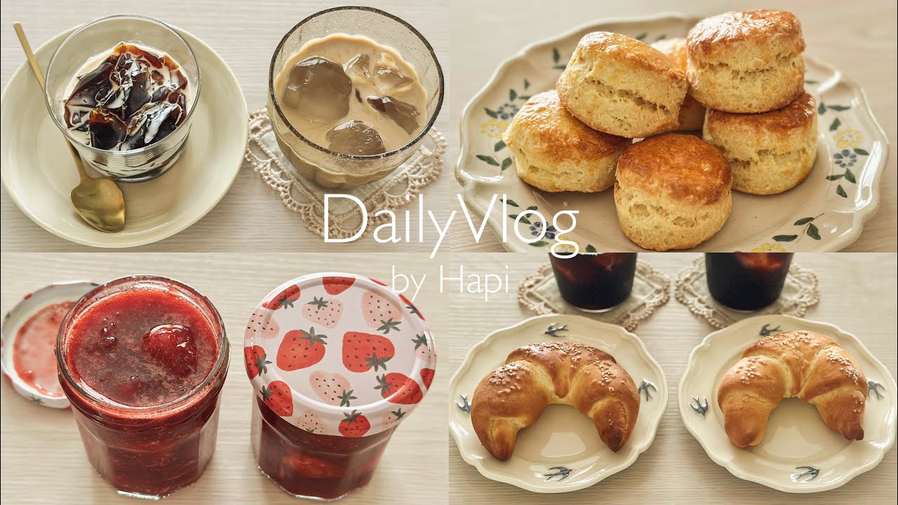 幸せはいつもキッチンから｜ごはんとおやつのレシピ🍽️スコーン🌾無糖コーヒーゼリー☕️