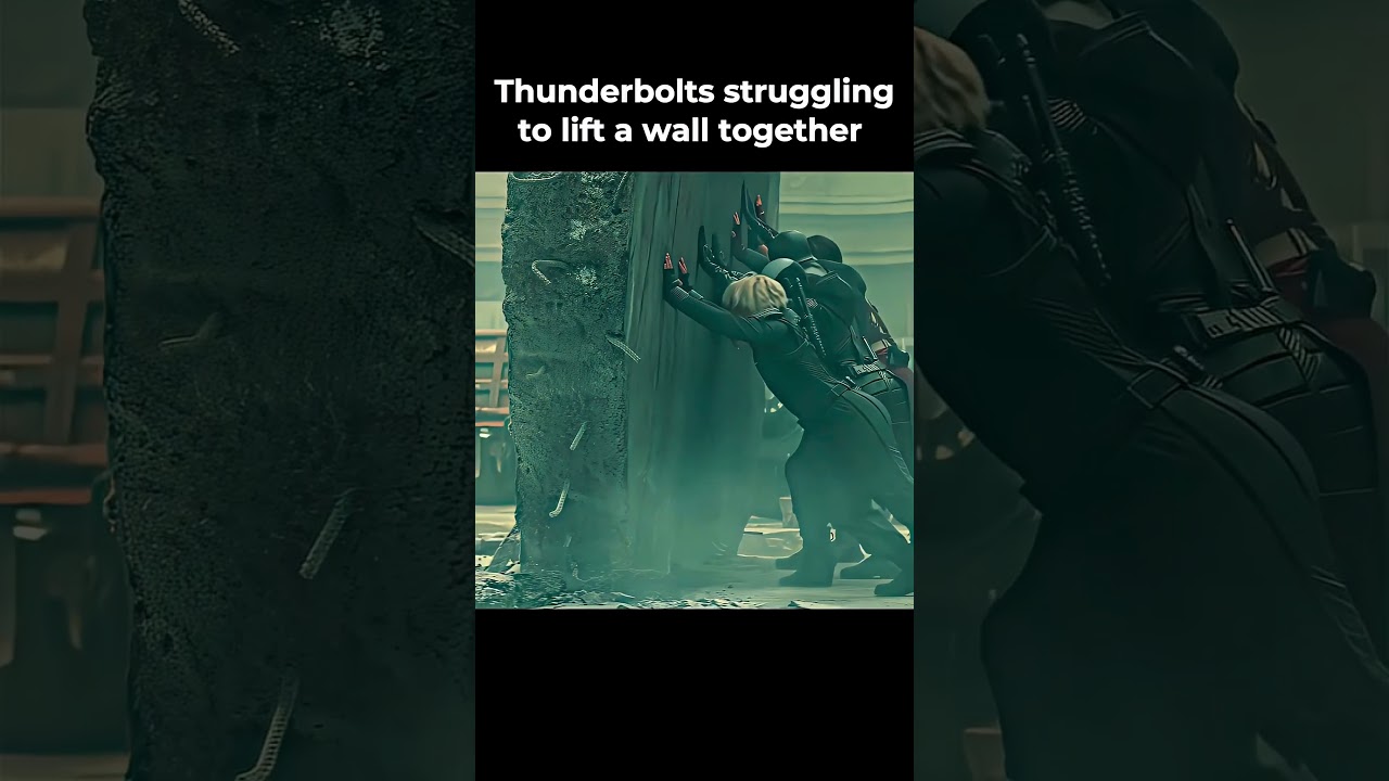 Spiderman is stronger than Thunderbolts 