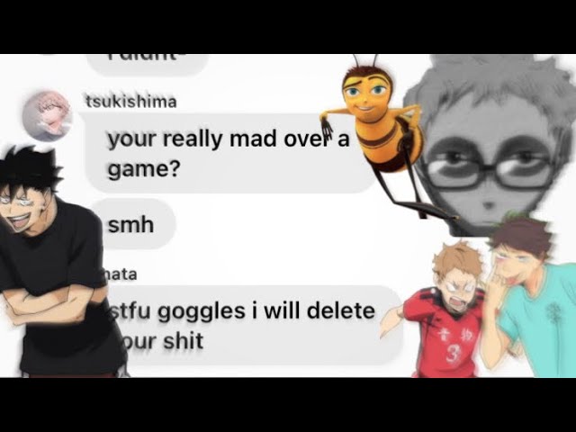 Haikyuu texts- Hinata SNAPS (FUNNY AF)