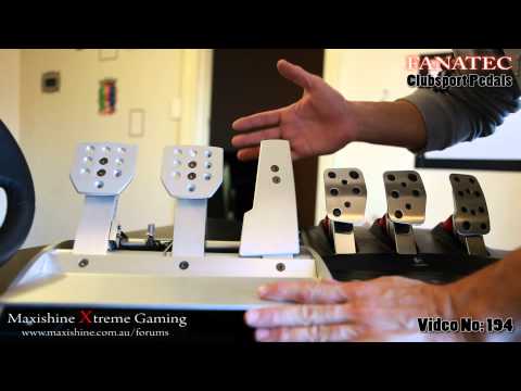 Fanatec Clubsport Pedals Maxishine Video