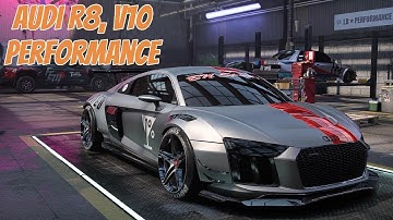 Audi r8 V10 PERFORMANCE CAR NFS HEAT 😎🚗