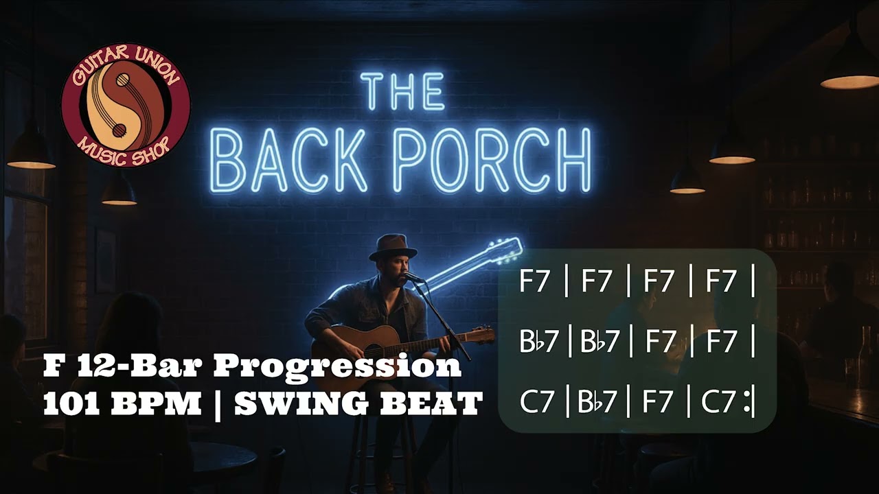 F7 Blues Backing Track | 12-Bar Blues in F | 101 BPM Swing Groove 