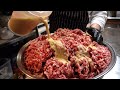 테이블 4개로 월매출 2천! 100% 소고기로 만든 치즈 함박스테이크집┃Beef cheese hamburg steak, Korean street food