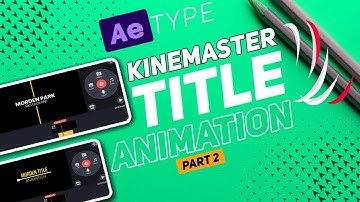 2 Simple Title Animation In kinemaster|kinemaster Tutorial | Saikat Bhunya