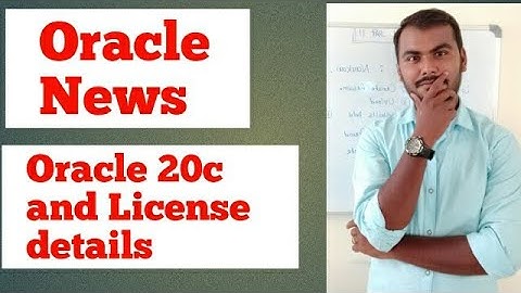 Oracle Update for Pdb And License