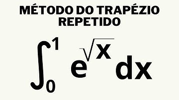 CÁLCULO NUMÉRICO - INTEGRAL NUMÉRICA - MÉTODO DO TRAPÉZIO REPETIDO
