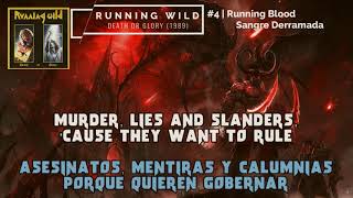 RUNNING WILD || Death Or Glory  (1989) || 04.Runnig Blood || Lyrics || Sub. Español