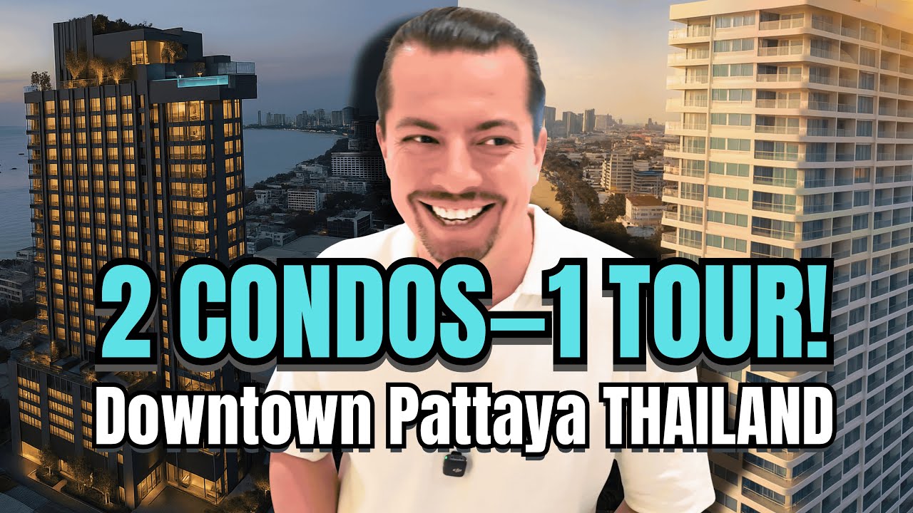 View Talay 6 vs EDGE. Which Condo Wins? Two Pattaya Thailand Condos, Full Downtown Tour!