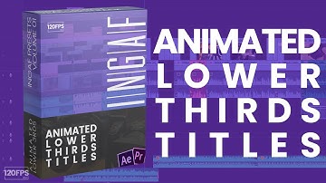 FREE Animated Lower Thirds Titles After Effects Templates (Works In Premiere Pro 2021)