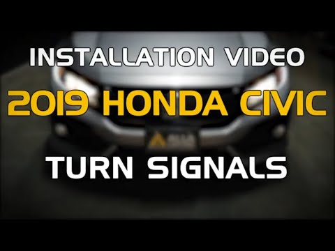 2016-2020 Honda Civic Turn Signal Lights 교체 용 전면 LED 설치