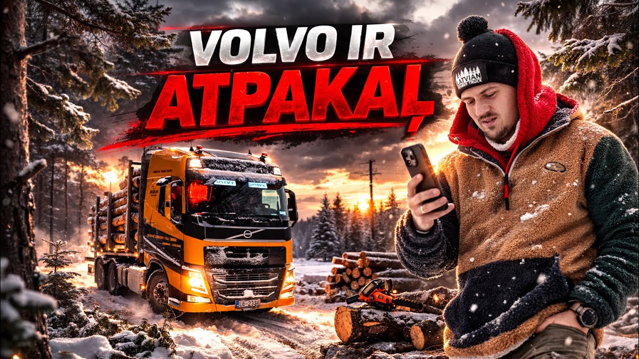 LATVIAN TIMBER TRUCK -EP:54 VOLVO IR ATPAKAĻ 