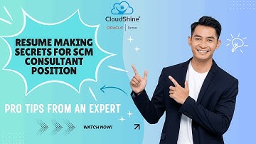 Oracle Fusion SCM Resume Building Guide | How to Create a Job-Winning SCM Resume