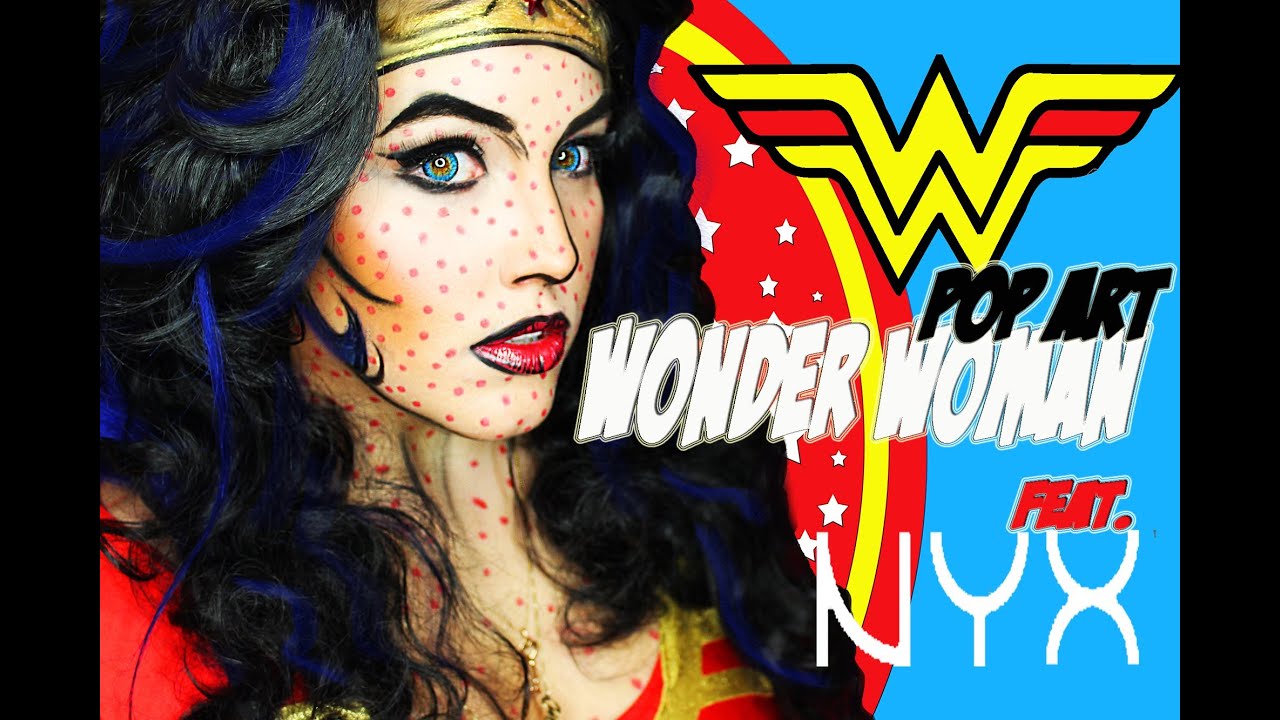 nyx face awards round 2 1970 s pop art wonder woman youtube