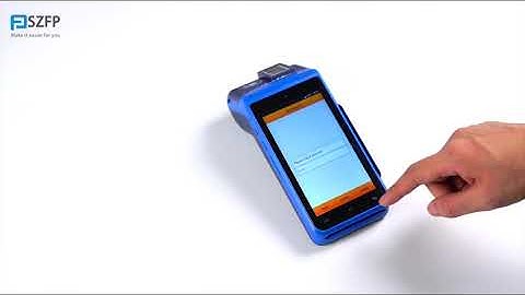 FP8900 Android POS Terminal with Fingerprint