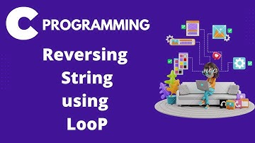C Program to reverse a string using Loop (without strrev).