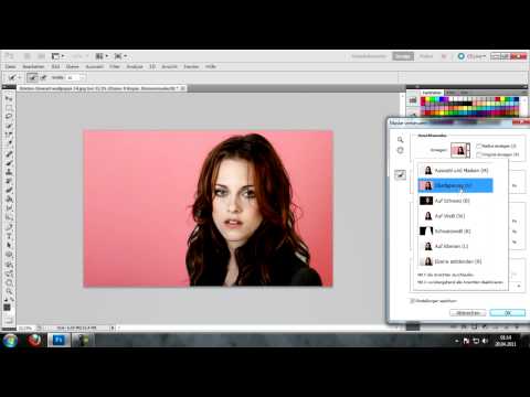 Photoshop CS5 Person / Bild Sauber Ausschneiden (Hintergrund) - [Tutorial Deutsch German] Auch GIMP