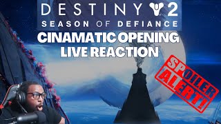 Destiny 2: Lightfall - FULL CINAMATIC OPENING SCENE - LIVE REACTION - SPIOLER!