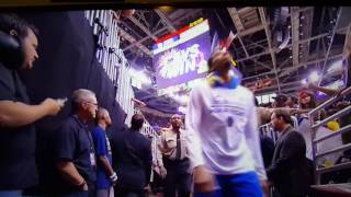 Old guy yelling overrated at NBA Warriors game 4 - 2017 LeBron James king