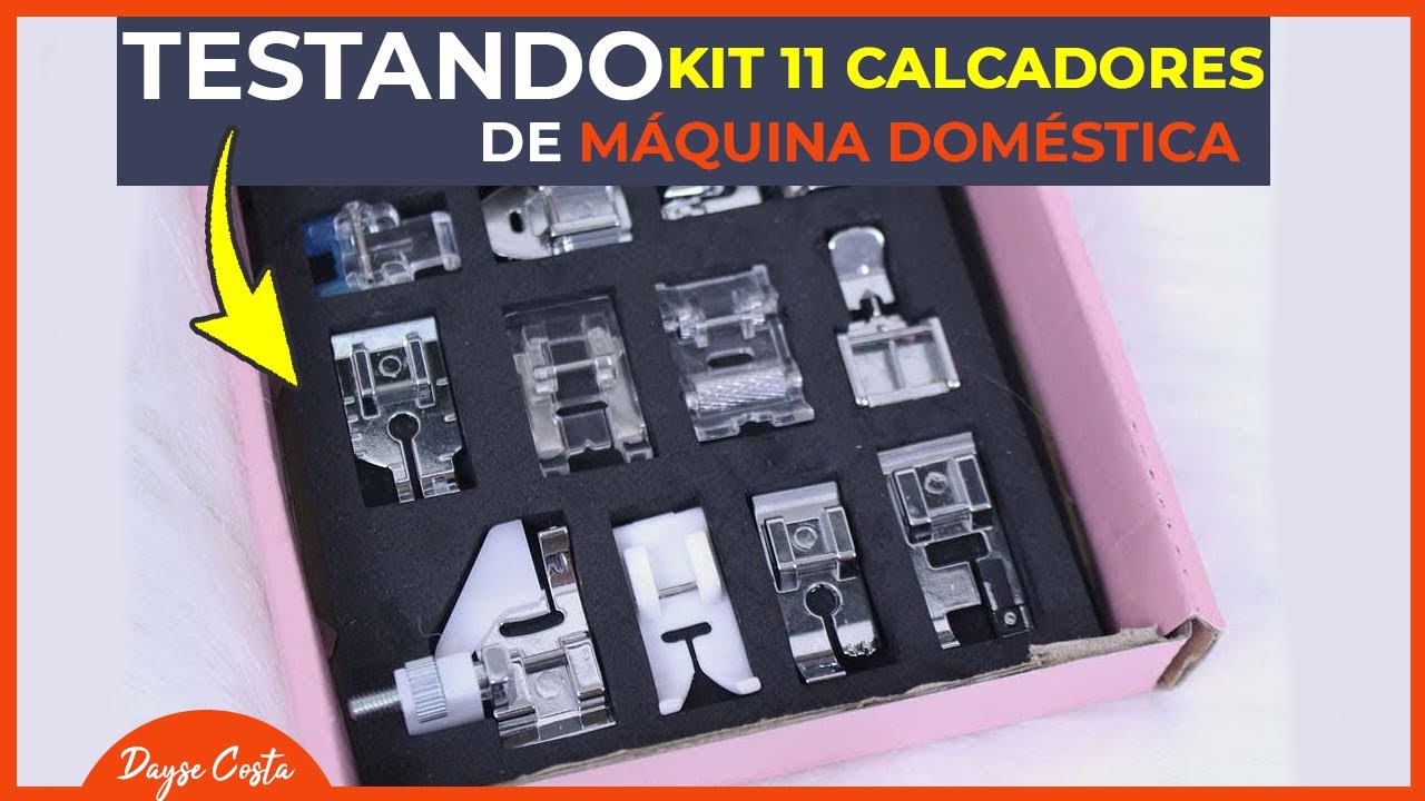 TESTANDO KIT DE 11 CALCADORES DA CHINA -  MÁQUINA DOMÉSTICA | Dayse Costa