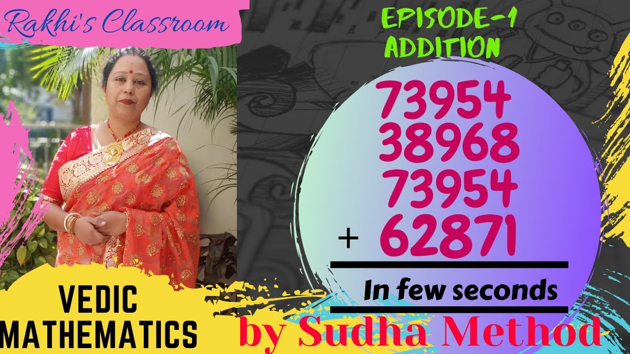 Sudas Math Vedic Mathematics | Speed Maths|Tricks of Vedic Maths | Addition by ...