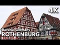 Rothenburg ob der Tauber in Bavaria, Germany | 4K