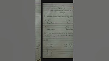 D1 EXERCISE 1A QUESTION 1 AND 2 SOLVING