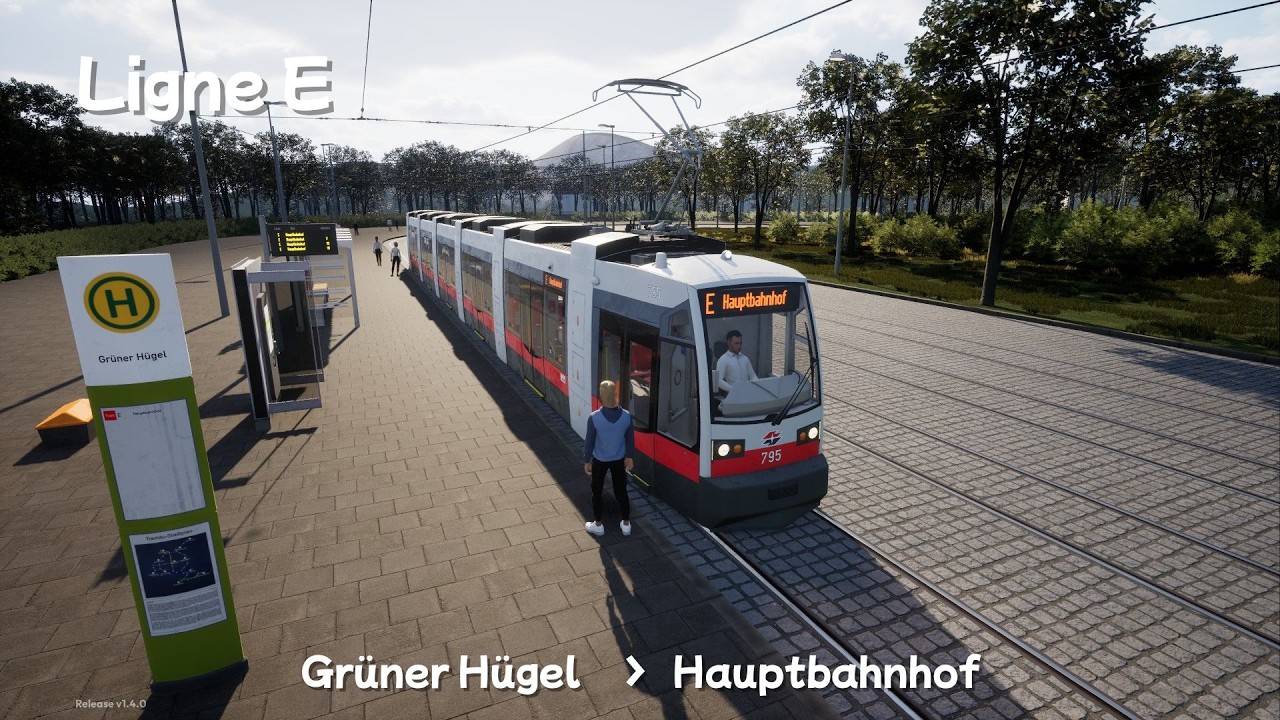 City Transport Simulator - Saison 3 Ligne E ULF B1 _ GRÜNER HÜGEL----HAUPTBAHNHOF