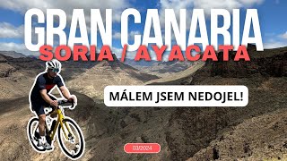 Gran Canaria na silničce: málem jsem nedojel! (Maspalomas, Soria, Ayacata)