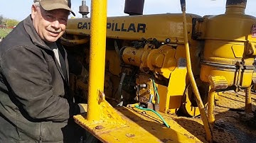 Cat D6 Dozer Start Up.