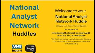 NAN Huddle: Introducing the I′-chart: an improved I-chart for SPC in healthcare -  01/10/2026