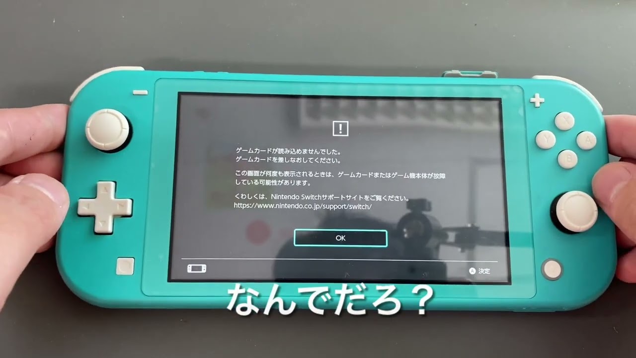 Switch liteで読み込みエラーが何度も何度もでる？！ソフトは入ってい