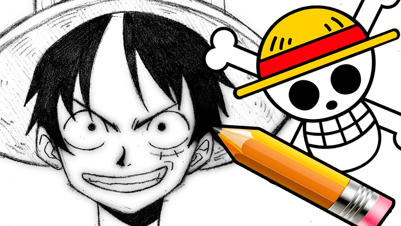 COMO DIBUJAR LUFFY ONE PIECE - La Cueva Del Conejo - YouTube