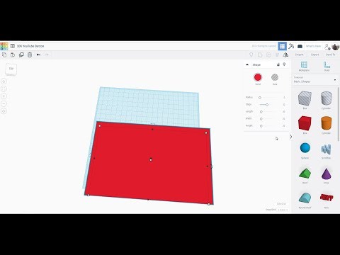 Designing A Multicolor Print In Tinkercad in real-time
