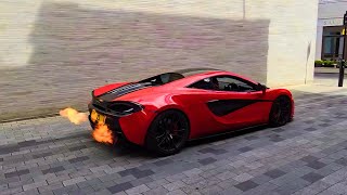 CRAZY McLaren 570s stage2 700hp shooting Flames