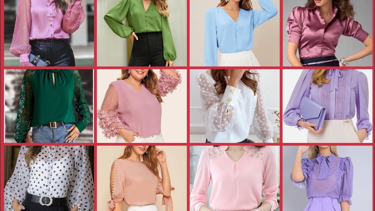 30 MODELOS DE BLUSAS DE MODA 2022 Nuevas BLUSAS BONITAS DE MODA MODERNAS,  FINAS Y ELEGANTES 2022 