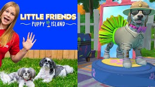 playing little friends puppy island with the assistant and wiggles