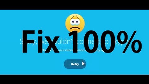 How to fix Skype Can