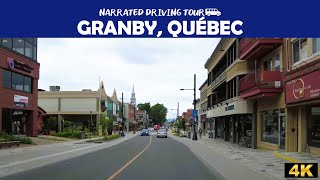 🚘 Granby, Québec 🌿4K Drive