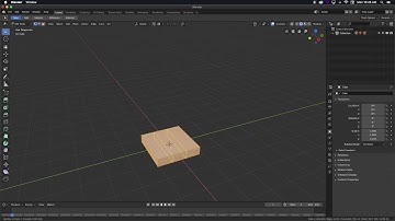 Blender 2.8 stool table modeling