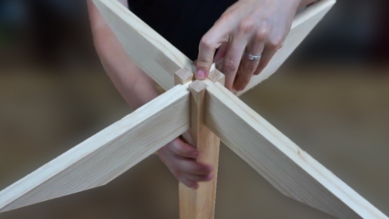 Making a Strongest Three Way Leg Joint On Table Saw [Woodworking] YouTube