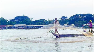 Cao thủ chài lớn sông sâu 13kg chì bắt nhiều cá khủng - Sông Nước Cửu Long - Nguyễn Hùng