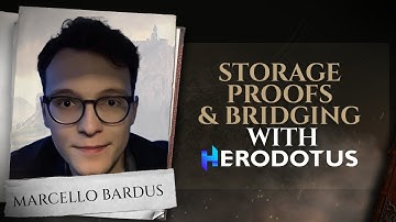 An introduction to storage proofs (with Marcello Bardus from Herodotus)