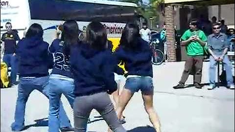 Epsilon Chapter of Delta Phi Lambda performing at Yard Show Spring 2009